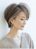 白髪ぼかし/脱白髪染め/グレージュ