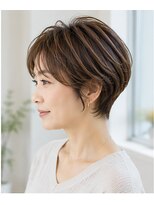 ヘアアンドメイク アース 入間店(HAIR&MAKE EARTH) ひし形美人ショート