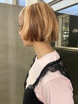 カシェ ホリエ(CACHE HORIE)&nbsp;レイヤーボブ / デザインカラー /  ローライトカラー / 牧野