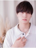 暗髪ダークアッシュ韓国風ナチュラルマッシュショート20代川口a