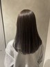 【新規・２回目】レディースカット+根元縮毛矯正　