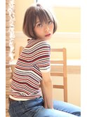 大人カジュアル・抜け感が可愛いリラックスボブ