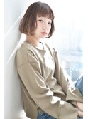 《vicca 横山》抜け感×ツヤ×柔らかボブ