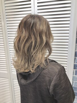 エイト 沖縄豊崎店(EIGHT toyosaki) 【EIGHT 豊崎】お客様スタイル_ミルクティーカラー