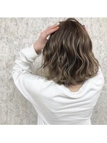 ノア ヘアデザイン 町田店(noa Hair Design)&nbsp;バレイヤージュ×ボブベース