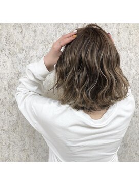 ノア ヘアデザイン 町田店(noa Hair Design) バレイヤージュ×ボブベース