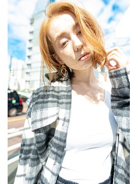 クラン(clan) ツヤ感スタイル、グラデーションカラー、ブルージュ