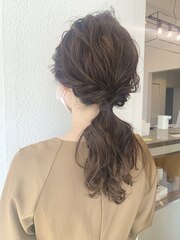 ローポニー☆ヘアアレンジ