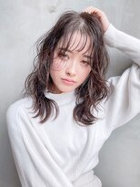 アイティーバイアルバム 八王子店(IT by ALBUM)&nbsp;レイヤーロング_ラベンダーカラーくびれミディ_28323