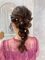 ポジ(poji)&nbsp;編みおろしヘア