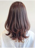 くびれ外ハネミディ*シルクレイヤーカット*レイヤースタイル