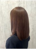 【tetote村山サロンスタイル】ナチュラルブラウンストレート