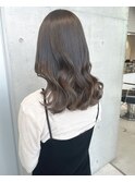 【ARTE表参道/青山】顔まわりレイヤーセミロング×透明感カラー
