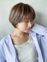 アイティーバイアルバム 藤沢店(IT by ALBUM)&nbsp;大人ショートボブ_グレージュカラーボブウルフ_38595