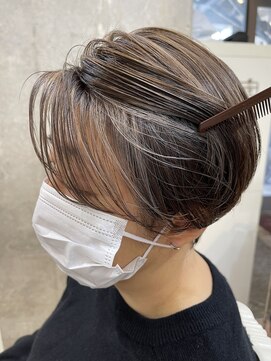 カシュカシュ(cache cache) 白髪ぼかしハイライト