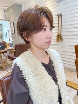 アデプト 綾瀬店(adept)&nbsp;抜け感♪ショートパーマ【綾瀬/北千住/亀有】