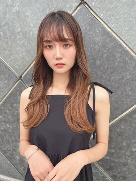 ラファンジュ ヘアー(Rohange hair) 【Rohange】韓国風ロング×グラデーション