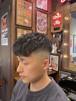 ヘアーデザイン スワロー(hair design Swallow) スキンフェード×スパイラルパーマ