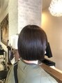 ヘアーサロン リベット(hair salon Libett) ケアカラーでツヤツヤなぷつっとボブ