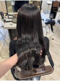 髪質改善　艶カラー　アッシュカラー　透明感　20代30代