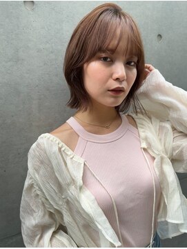 サンド 鹿児島中央(sand) @ayumi.sand くびれボブ　ボブ　顔まわりカット