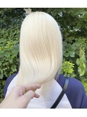 ケアブリーチ×ハイトーン×ホワイトブロンド(渋谷)