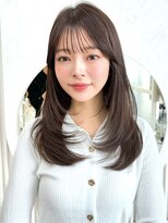 アフロートリノ(AFLOAT Leino) 2wayバング前髪 シースルー セミロング　ワンカールヘア　顔周り
