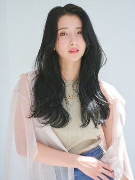 ドールバイリトル(D'or by little) 韓国風大人レイヤーブルーブラック