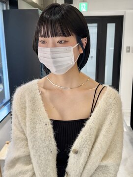 ヨーク(YOKE) 【YOKE】オリーブベージュオリーブグレージュインナーカラー暗髪