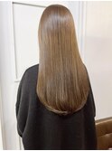 ブリーチなしダブルカラーで作るベージュカラー＊