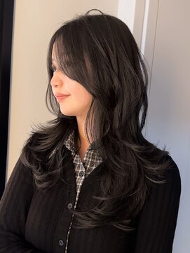 ジアン テラス(GIEN TERRASSE) レイヤーカット韓国ヘアフェイスレイヤー/岸本