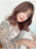 ショート ボブ インナーカラー 韓国風5611