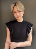 【morio】刈り上げ女子　センターパート　前下がり♪