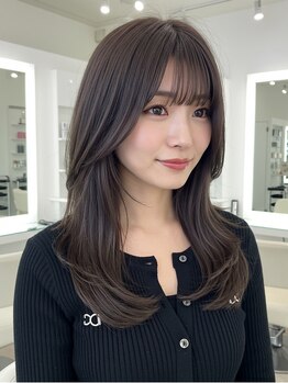 個室型美容室 グルグル 表参道店(GULGUL)の写真/<学割U24>カット+透明感カラー¥5990*お手頃プライスで今よりも可愛くてお洒落なstyleに*[表参道駅]