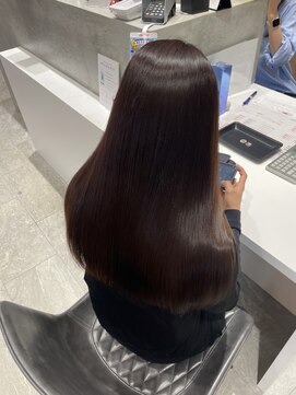 アヴァンス セブンパーク天美 松原店(AVANCE.) 髪質改善ストレート×ナチュラルブラウン