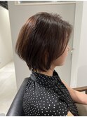 ママさんに人気の大人かわいいショートボブ