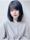 大人黒髪ロブ［髪質改善トリートメント/池袋&目白&大塚］