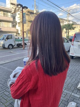 マーブル ヘアー(marble hair) 秋ピンクベージュ