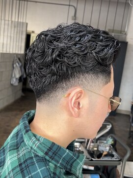 fade　×　men's perm