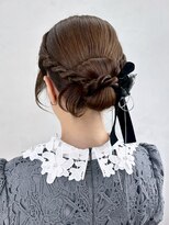 アルバム 新宿(ALBUM SHINJUKU)&nbsp;ロングオリーブベージュおくれ毛韓国ヘア_ba576631