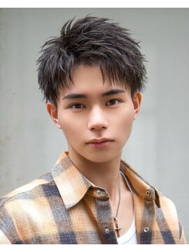 オーシャントーキョー 渋谷神南(OCEAN TOKYO) アップバングショートツーブロック