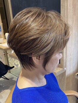 プログレス ひばりヶ丘店(PROGRESS)の写真/大人女性の白髪を生かしたカラーができる!ノーマルカラーで脱白髪染め◎[白髪ぼかしハイライト/ひばりヶ丘]