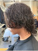 宇都宮メンズカットメンズパーマ波巻きスパイラルパーマツイスパ