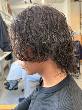 フゥ 宇都宮戸祭(FeU) 宇都宮メンズカットメンズパーマ波巻きスパイラルパーマツイスパ