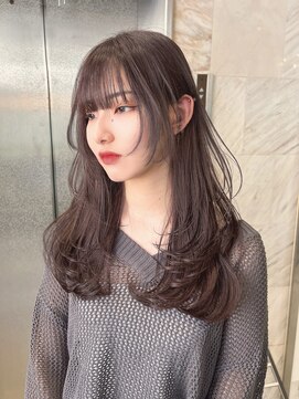 リリー(Lilley) 【稲永麻衣】レイヤーカット+顔周りカット+ミディアム+韓国ヘア