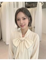 ハーツオオサカ(HE:ARTS OSAKA)&nbsp;透け感まとまるナチュラルボブ