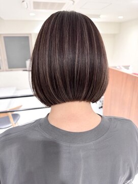 ゴカン バイ ジル ブラン 名古屋(Gokan by JIL BLAN) ハイライトバレイヤージュダブルカラーショートカット30代40代