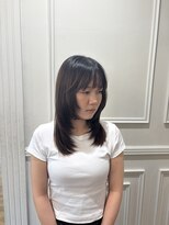 ヴィレッタ(VILLETA)&nbsp;縮毛矯正/ミルクティーブロンド/ダークブルー/デジタルパーマ/