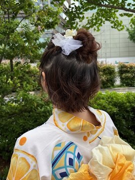 バサラ 大阪梅田店(VASARA) 着物　推し活　　ロング　へアメ　ヘアセット　大阪