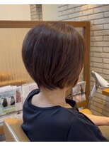 ハピネスフィール 宇治店(Happiness FEEL) 白髪ぼかしナチュラルな丸みくびれショートミセスショートミセス